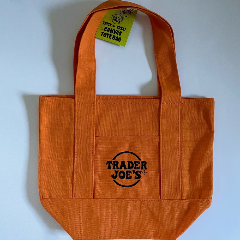 Trader Joe’s Mini Halloween Tote Orange